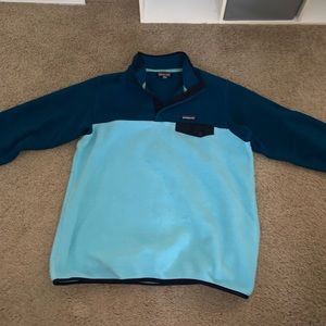 Patagonia fleece quarter-button up